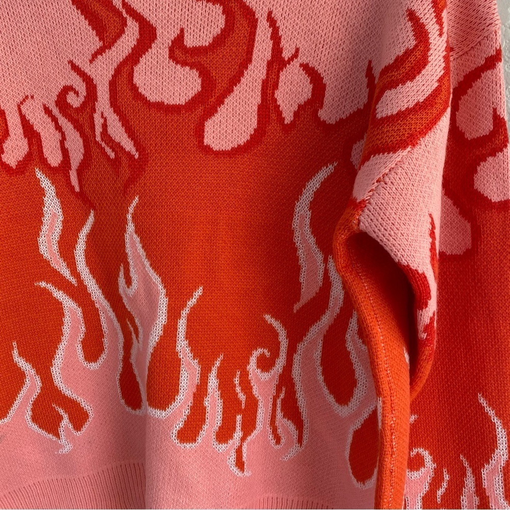Aqua Blues Flame Sweater - Picture 2 of 6